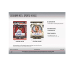 2025 Leaf Metal Sports Heroes Hobby 15-Box Case - Image 7