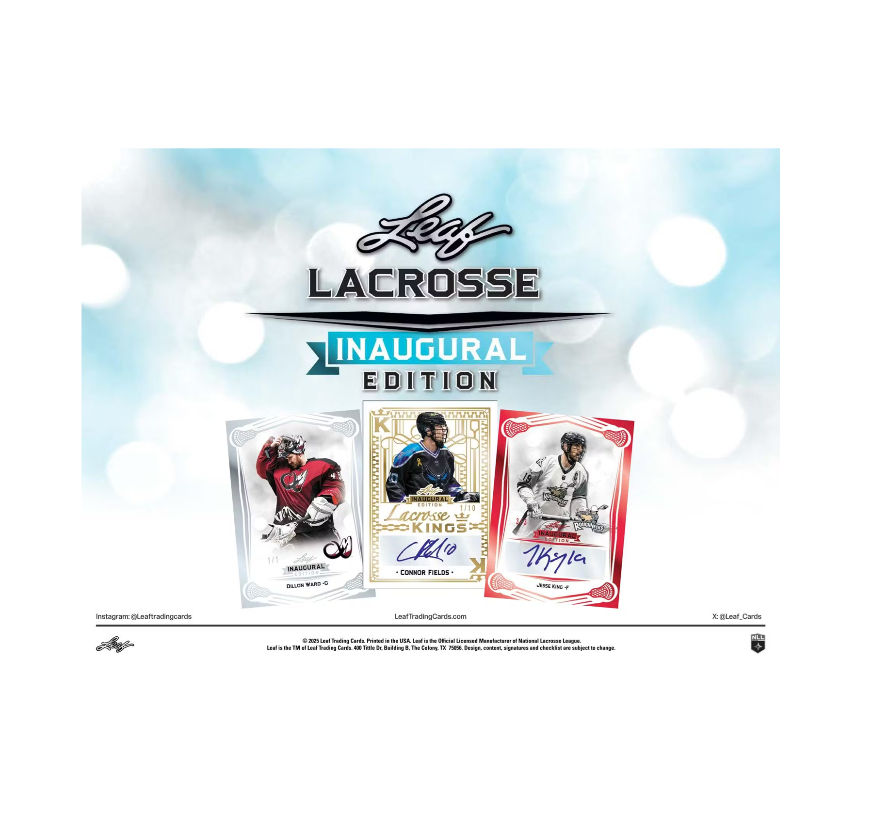 2025LeafNationalLacrosseLeaguePremierEditionBox1 2025 Leaf National Lacrosse League Premier Edition Box - Image 1