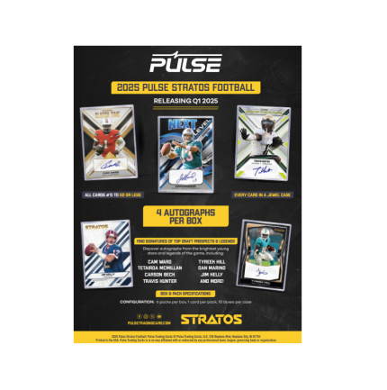 2025 Pulse Stratos Football Hobby Box