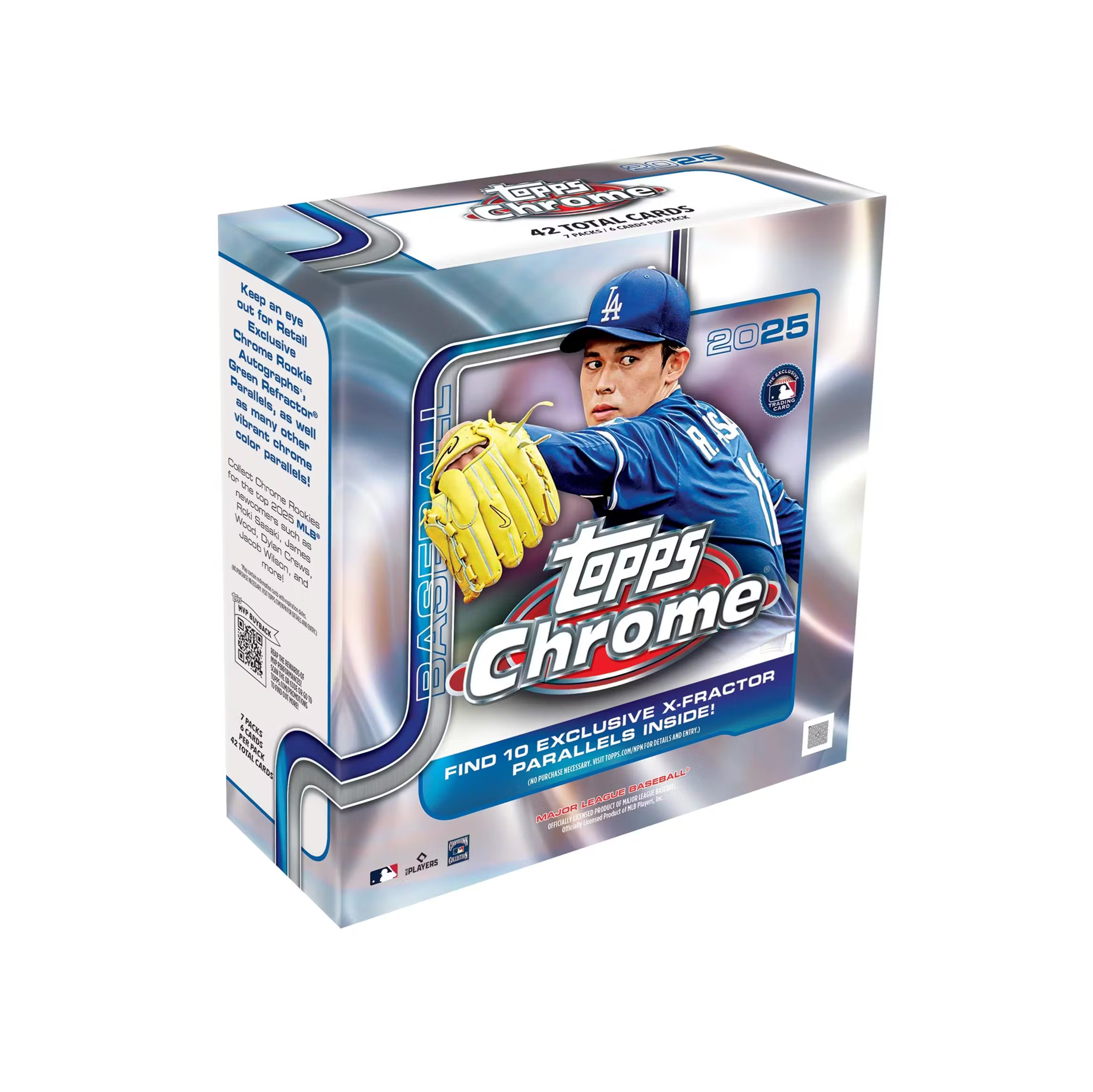 2025ToppsChromeBaseballMegaBox1 2025 Topps Chrome Baseball Mega 20-Box Case - Image 1