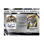 2025 Topps Chrome Black Baseball Hobby 12-Box Case - Image 4