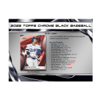 2025 Topps Chrome Black Baseball Hobby 12-Box Case - Image 5