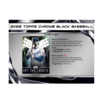 2025 Topps Chrome Black Baseball Hobby 12-Box Case - Image 7