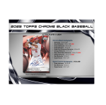 2025 Topps Chrome Black Baseball Hobby 12-Box Case - Image 9