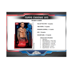 2025 Topps Chrome UFC Breaker's Delight 12-Box Case - Image 6