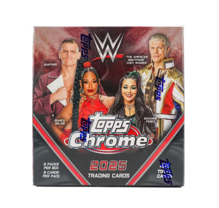 2025 Topps Chrome WWE Mega Box