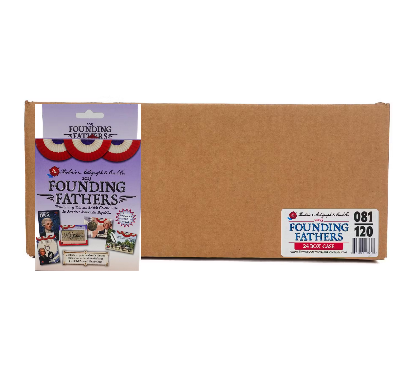 2025_Historic_Autographs_Founding_Fathers_Hobby_24-Box_Case2 2025 Historic Autographs Founding Fathers Hobby 24-Box Case - Image 1