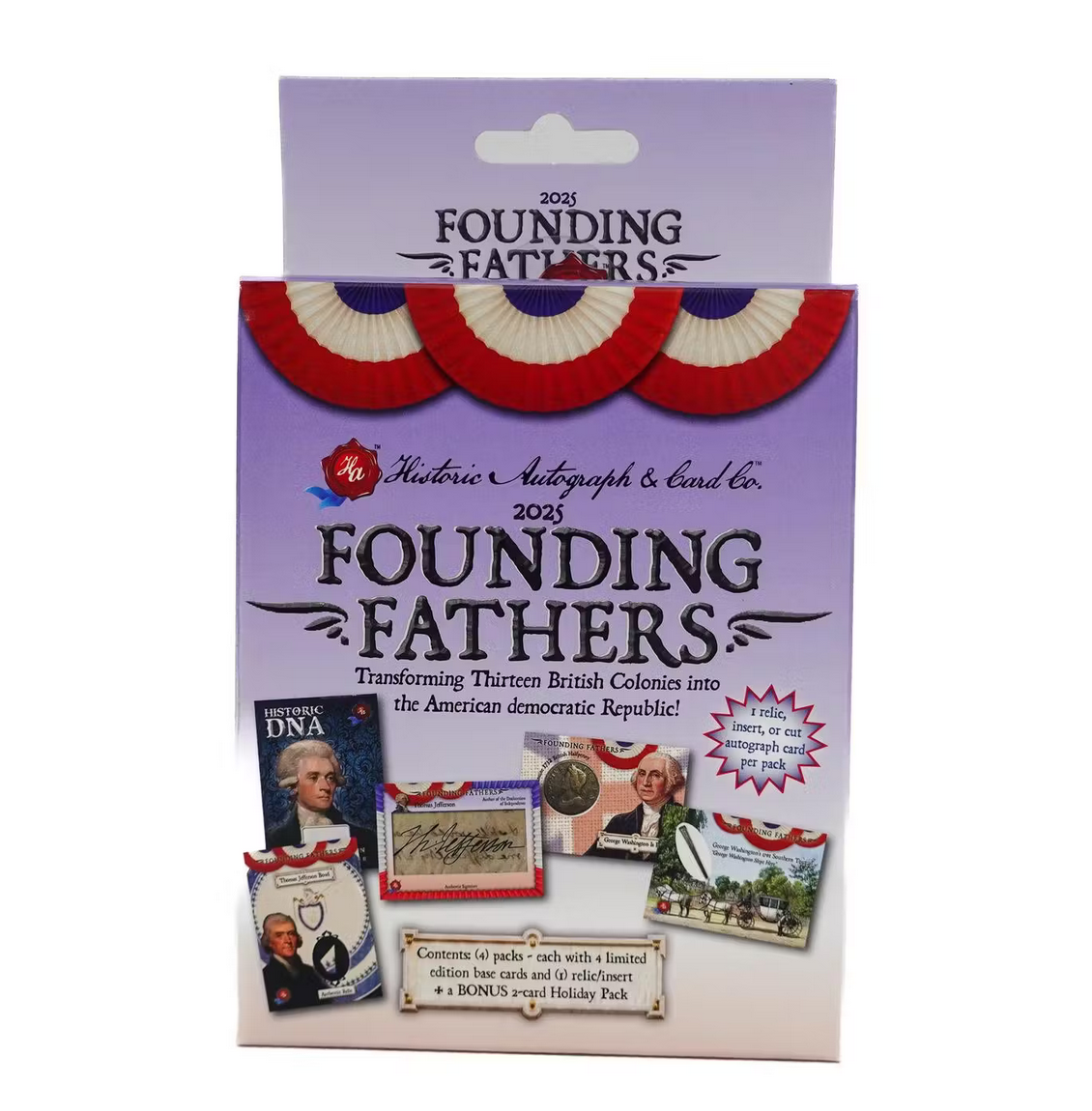 2025_Historic_Autographs_Founding_Fathers_Hobby_Box 2025 Historic Autographs Founding Fathers Hobby Box - Image 1