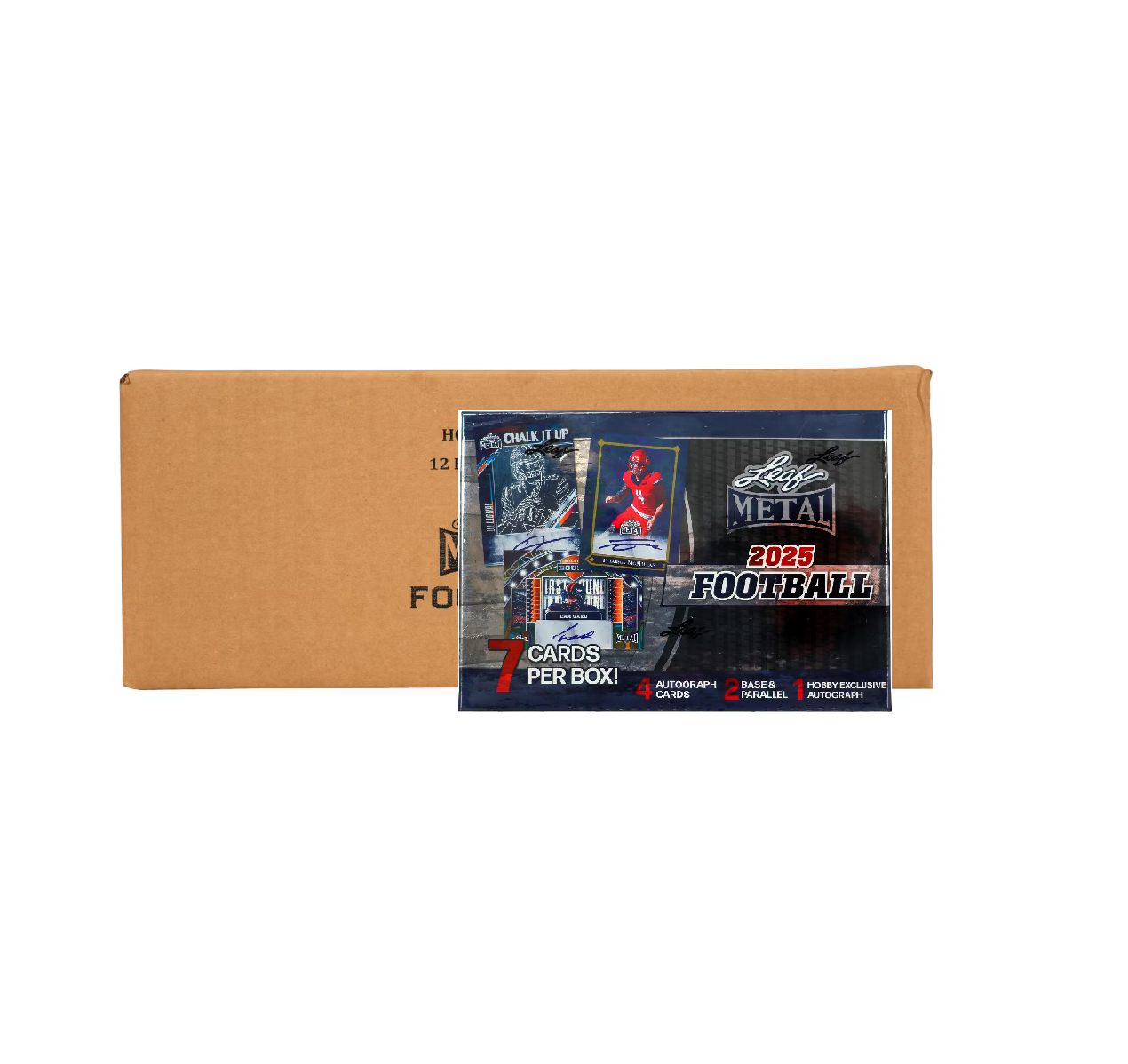 2025_Leaf_Metal_Football_Hobby_12-Box_Case2 2025 Leaf Metal Football Hobby 12-Box Case - Image 1