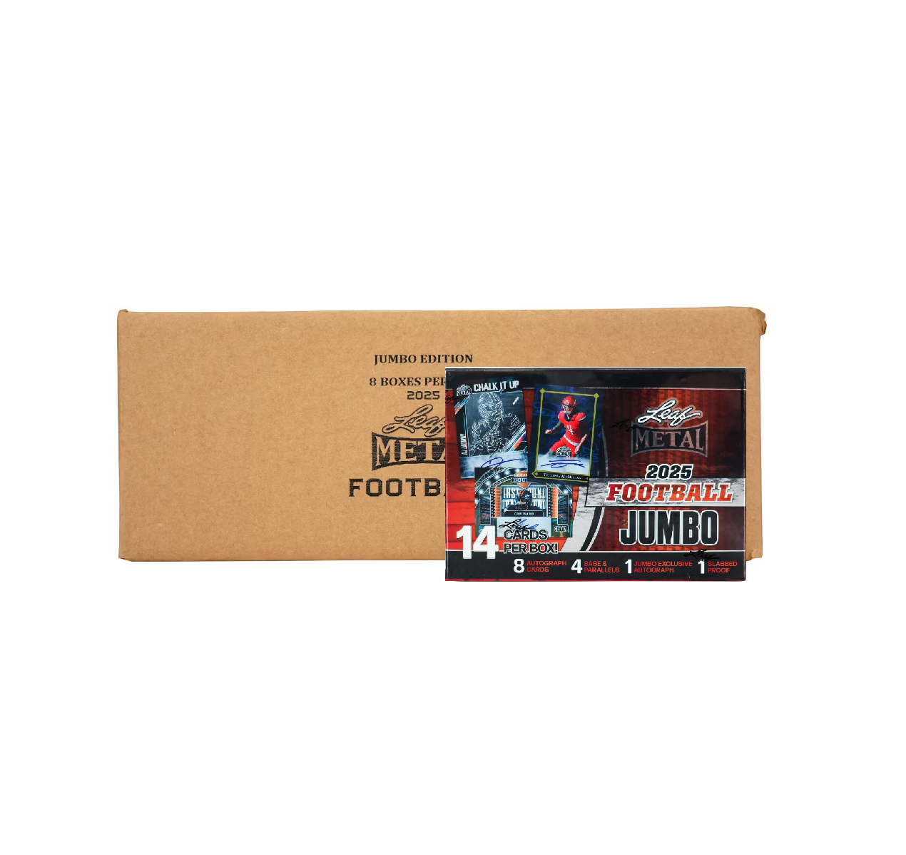 2025_Leaf_Metal_Football_Jumbo_8-Box_Case2 2025 Leaf Metal Football Jumbo 8-Box Case - Image 1