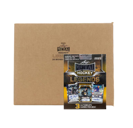 2025 Leaf Metal Legends Hockey 20-Box Case