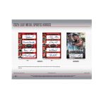 2025 Leaf Metal Sports Heroes Hobby 15-Box Case - Image 4