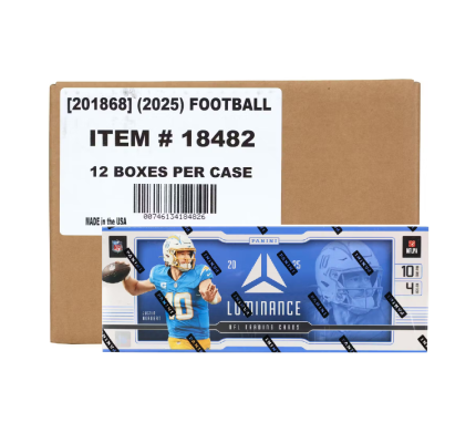 2025 Panini Luminance Football Hobby 12-Box Case
