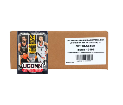 2025 Panini UConn Basketball Blaster 20-Box Case