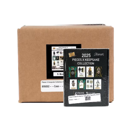 2025 Super Break Keepsake Pieces X Collection Hobby 5-Box Case