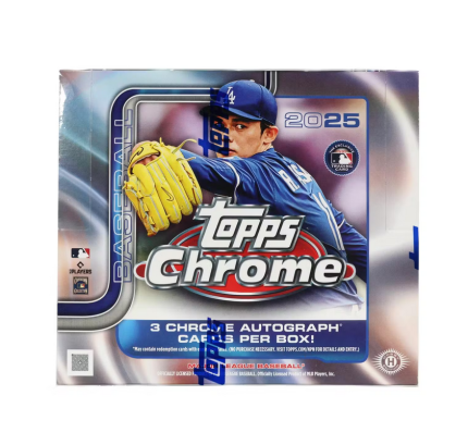 2025 Topps Chrome Baseball Jumbo Hobby Box