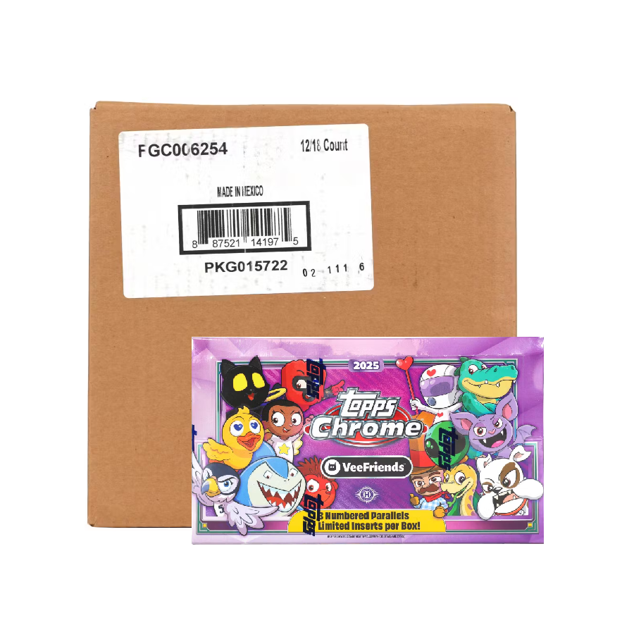 2025_Topps_Chrome_VeeFriends_Hobby_12-Box_Case2 2025 Topps Chrome VeeFriends Hobby 12-Box Case - Image 1
