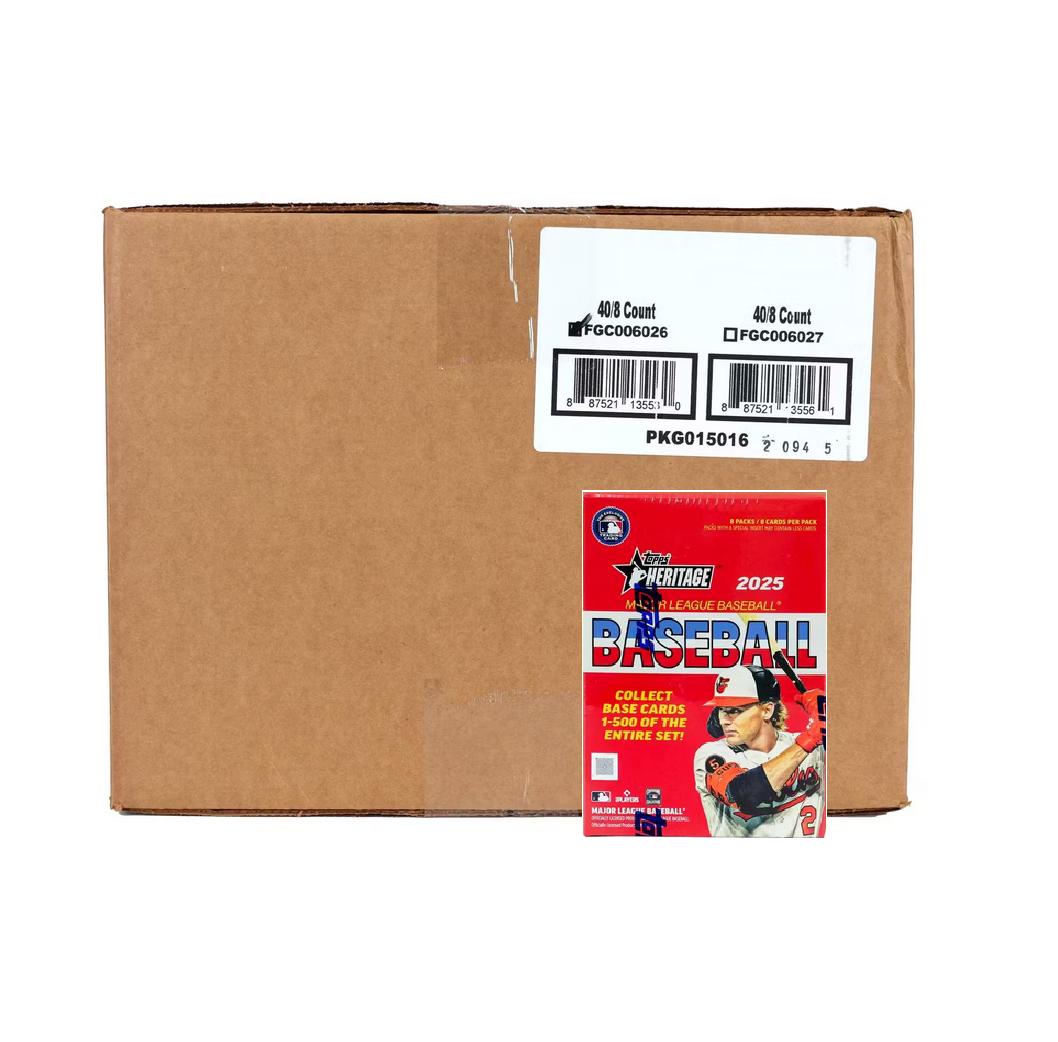 2025 Topps Heritage Baseball Blaster 40-Box Case - Image 1
