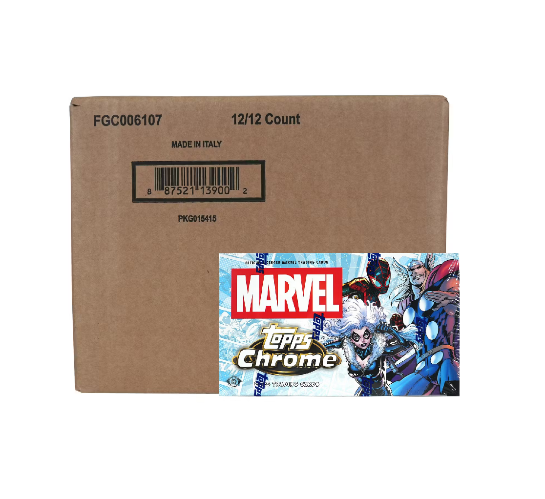 2025_Topps_Marvel_Chrome_Hobby_12-Box_Case2 2025 Topps Marvel Chrome Hobby 12-Box Case - Image 1