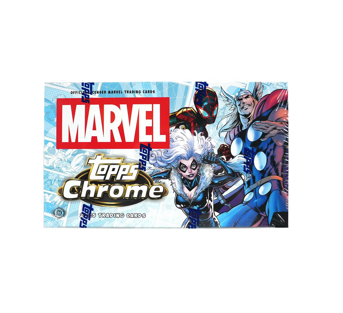 2025_Topps_Marvel_Chrome_Hobby_Box 2025 Topps Marvel Chrome Hobby Box - Image 1