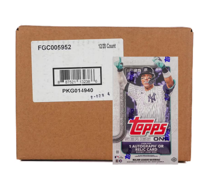 2025 Topps Series 1 Baseball Hobby 12-Box Case