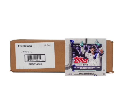 2025 Topps Series 1 Baseball Hobby Jumbo 6-Box Case