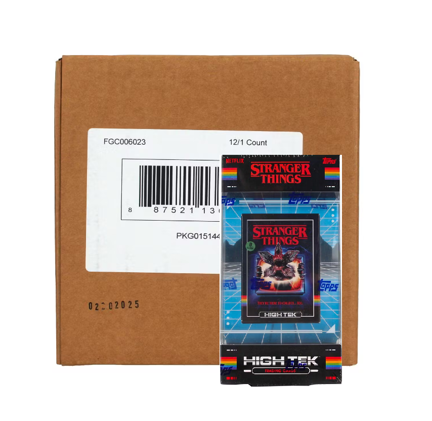 2025_Topps_Stranger_Things_High_Tek_Hobby_12-Box_Case2 2025 Topps Stranger Things High Tek Hobby 12-Box Case - Image 1