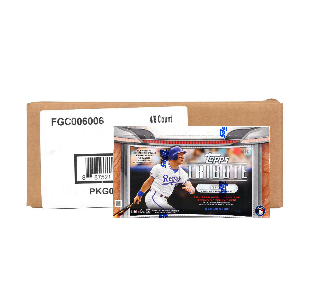 2025_Topps_Tribute_Baseball_Hobby_4-Box_Case2 2025 Topps Tribute Baseball Hobby 4-Box Case - Image 1