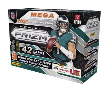 2024 Panini Prizm Football Hobby Mega Box (Purple Pulsar)