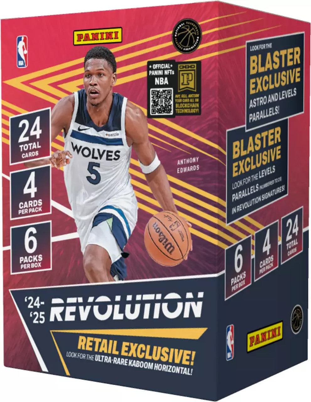 25PAAUNBLG2425RVLXFL__63892.1749848111_jpg 2024-25 Panini Revolution Basketball Blaster 20-Box Case - Image 1