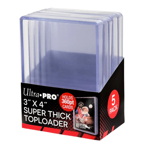 360pttoploaders Ultra Pro 3x4 Super Thick 360pt Top Loaders 5ct - Image 1