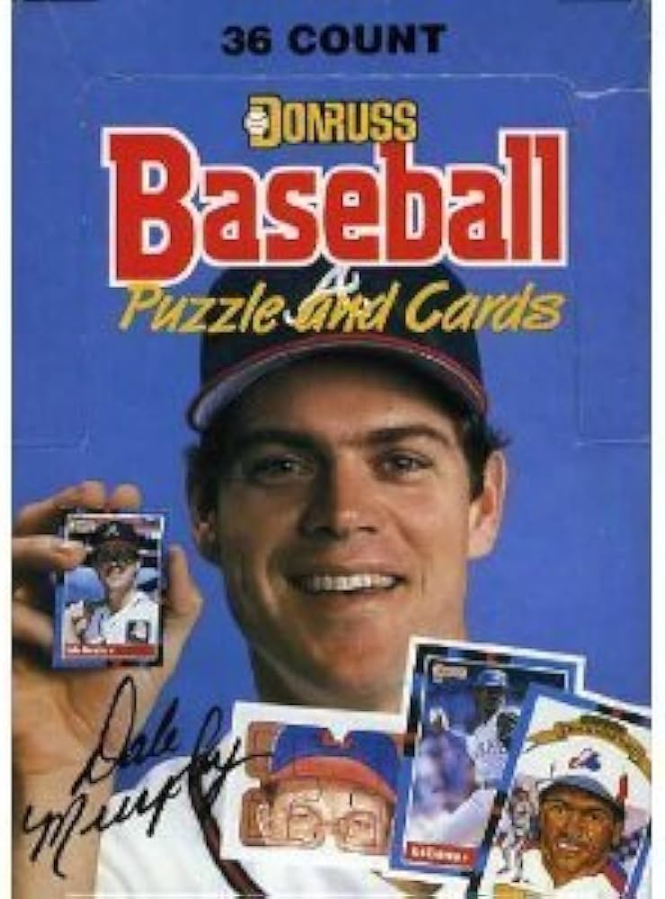 41RaGakplIL._AC_UF1000_1000_QL80 1988 Donruss Baseball Puzzle & Cards Box - Image 1