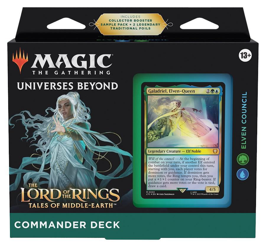 488295_in_1000x1000_jpg The Lord of the Rings: Tales of Middle-earth Commander Deck - Elven Council - Image 1