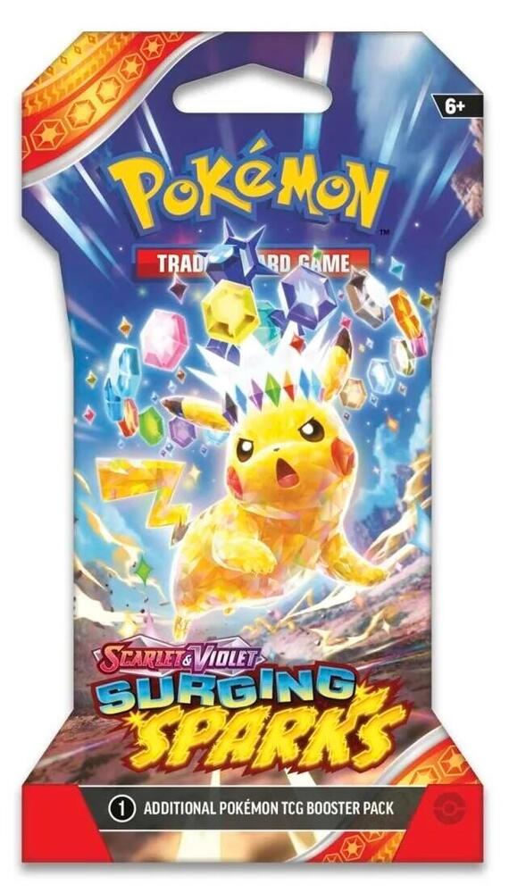 565602_in_1000x1000_4528c20a-7885-4fcc-a15c-65b22e6e93b0 Pokemon Scarlet & Violet: Surging Sparks Sleeved Booster Pack - Image 1