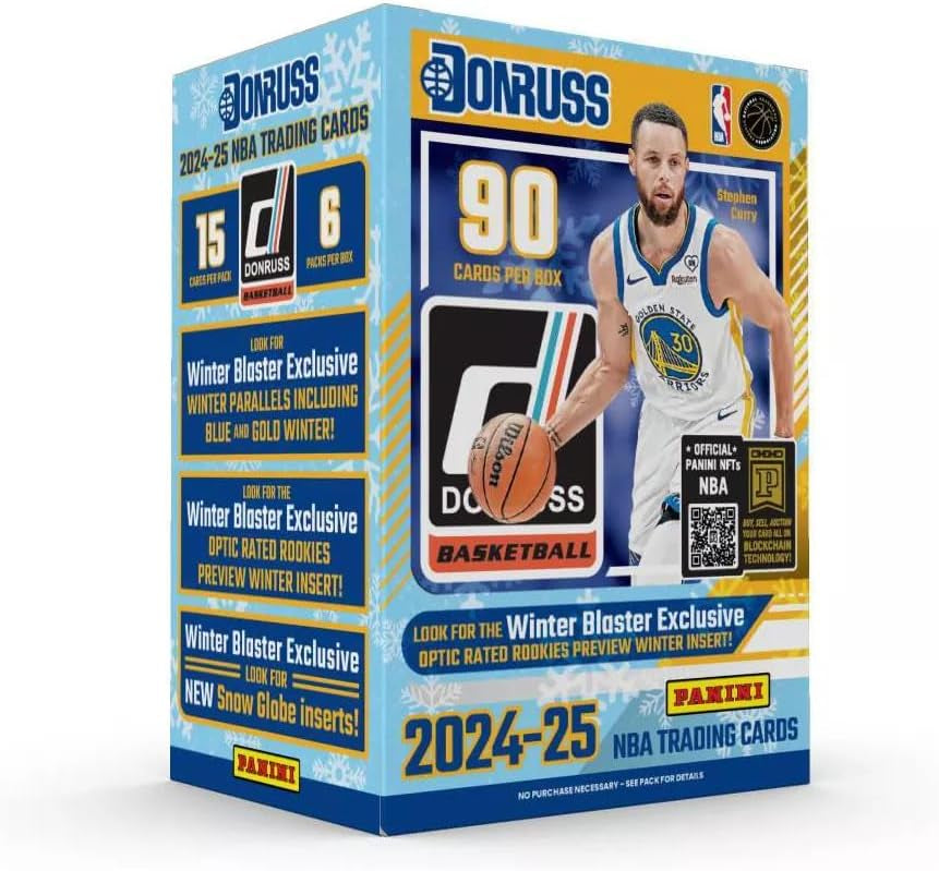 61brhl7Ap1L._AC_SL1200__jpg 2024-25 Panini NBA Donruss Basketball Blaster Box (Winter Blaster) - Image 1