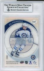 2015 Upper Deck Ice '05-06 Retro Ice Premieres Nikolaj Ehlers #R27 /149 BGS 9 - Image 2