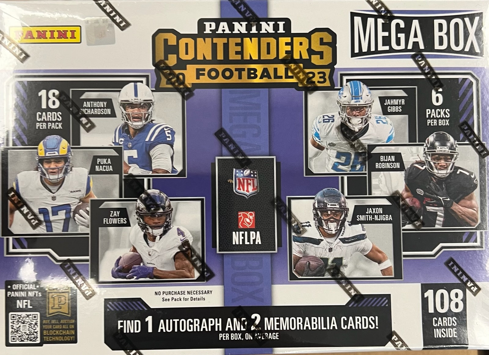 7912600485113840687 2023 Panini Contenders Football Hobby Mega 20-Box Case (Orange Parrallels) - Image 1