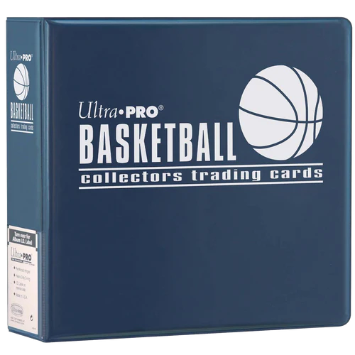 81393_500x_6fdcd64f-4242-4588-bc3e-d2f8c47e489b Ultra Pro 3” Basketball Trading Card Album - Blue - Image 1