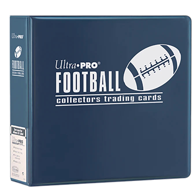 81395_RPJN4-2_Blue_Foil_png Ultra Pro 3” Football Binder - Blue - Image 1