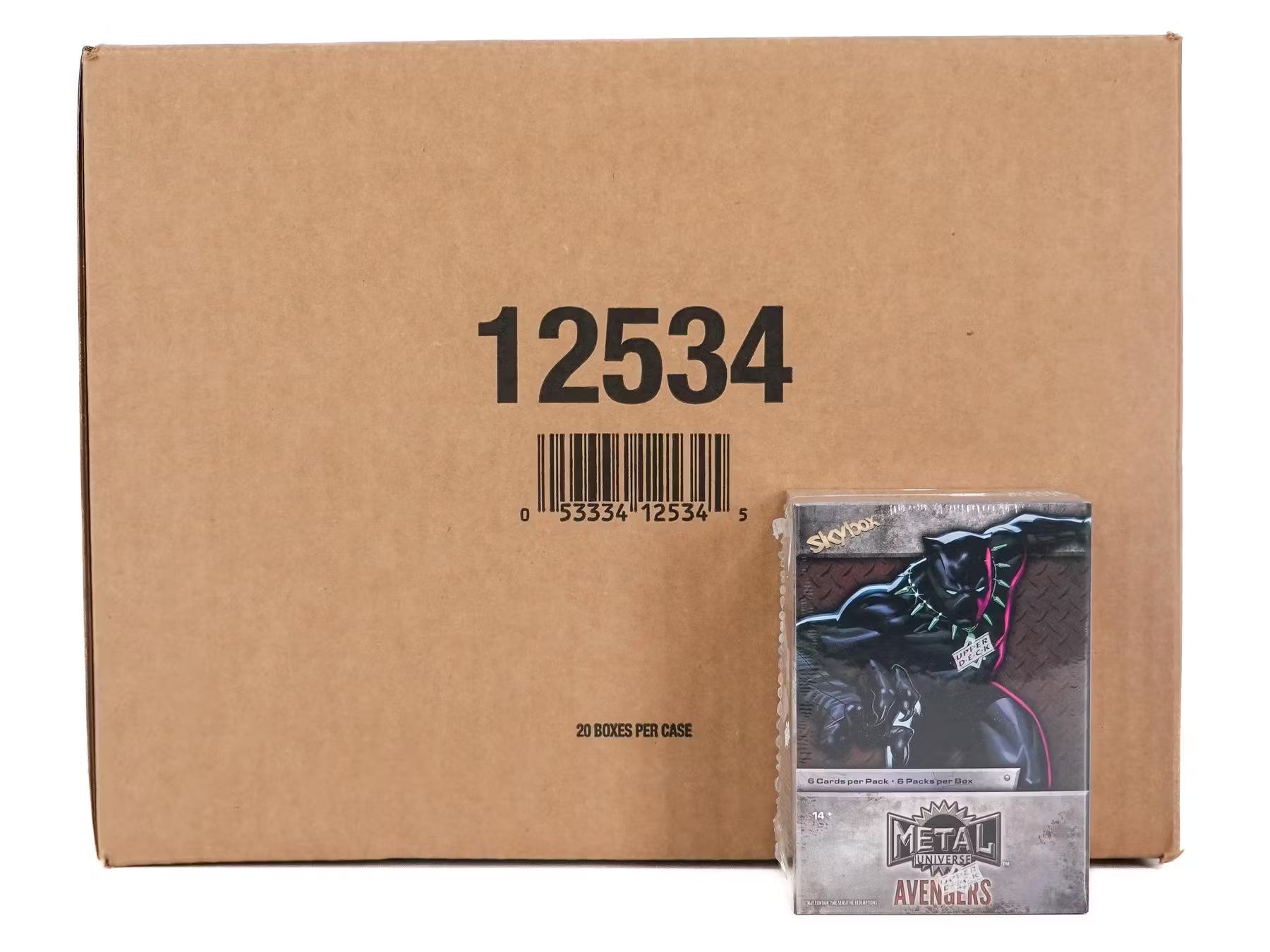 833501_001_091024_jpg Marvel Metal Universe Avengers Trading Cards 6-Pack Blaster 20-Box Case (Upper Deck 2024) - Image 1