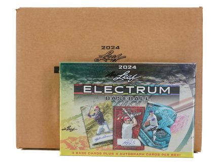 2024 Leaf Electrum Baseball Hobby 10-Box Case
