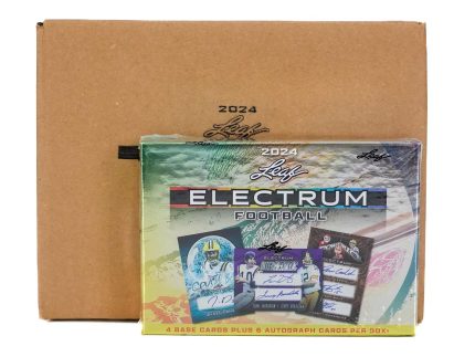 2024 Leaf Electrum Football Hobby 10-Box Case