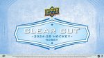 2024-25 Upper Deck Clear Cut Hockey Hobby 30-Box Case