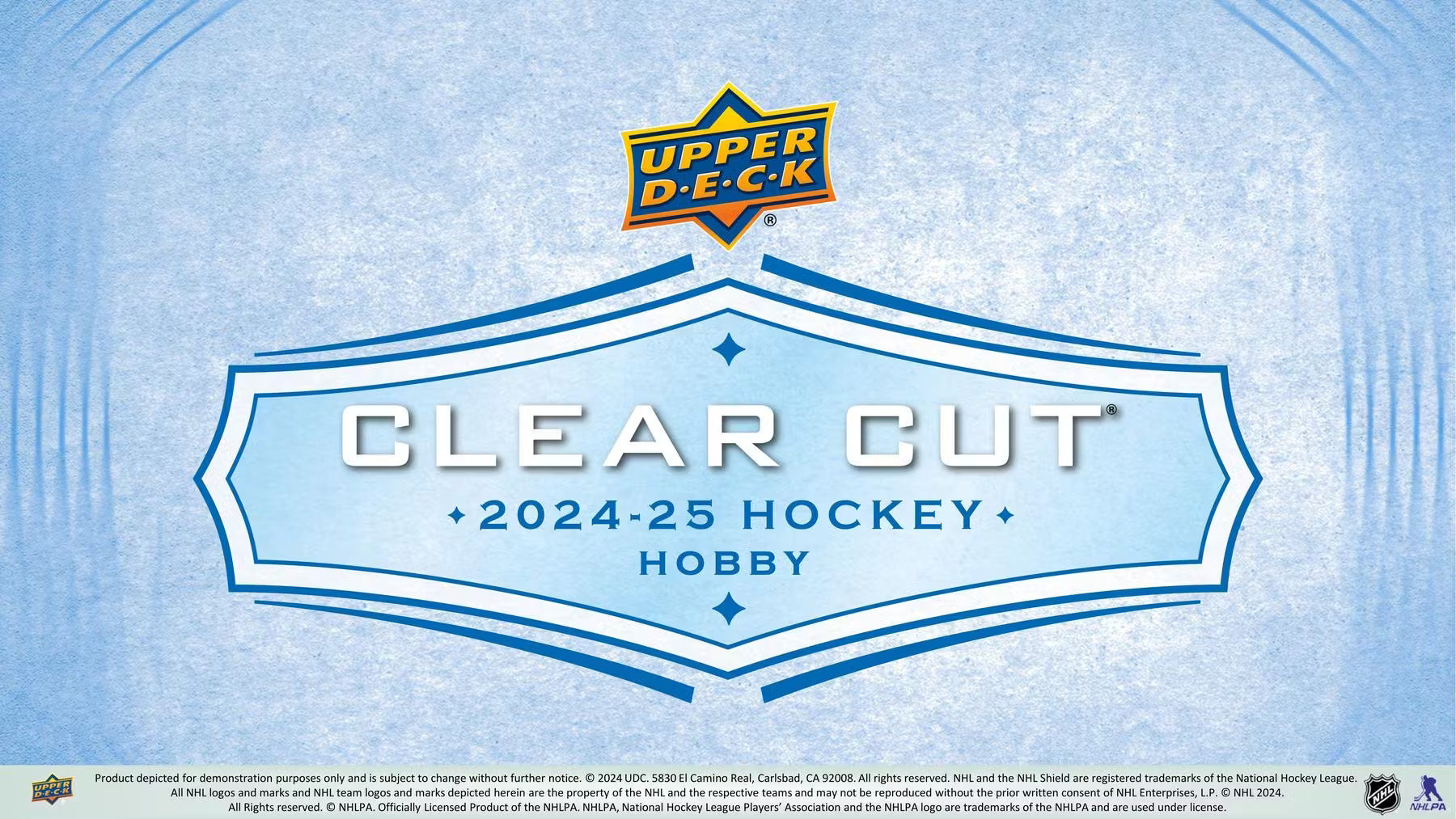 864384_1_jpg_2f9b224d-cda2-440b-817f-d8e2791ac76b 2024-25 Upper Deck Clear Cut Hockey Hobby 15-Box Case - Image 1