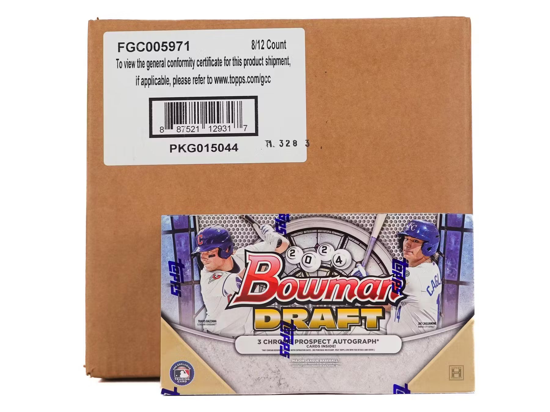 868146_001_112724_jpg 2024 Bowman Draft Baseball Hobby Jumbo 8-Box Case - Image 1