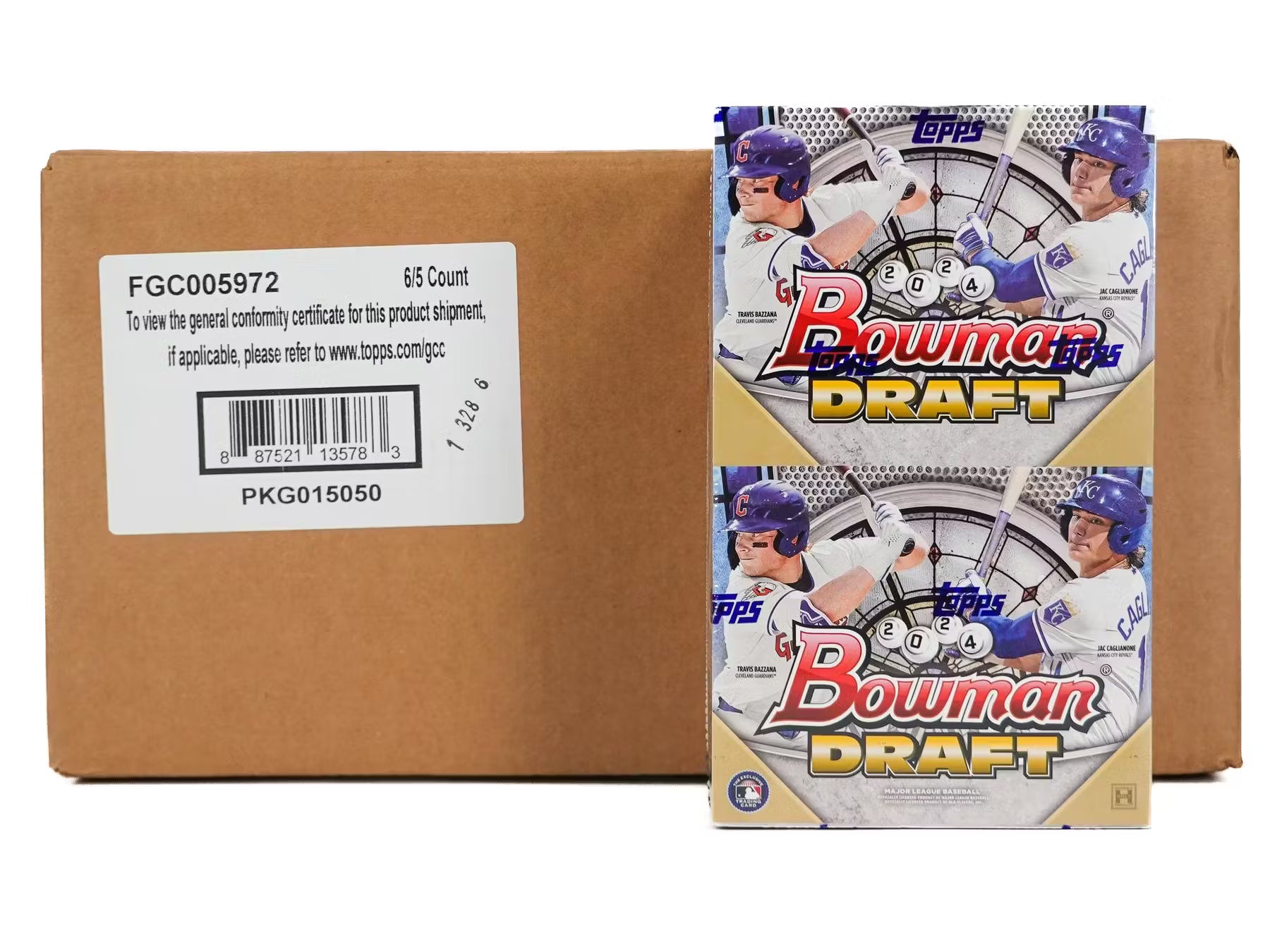 868226_001_112724_jpg 2024 Bowman Draft Baseball Super Jumbo 6-Box Case - Image 1