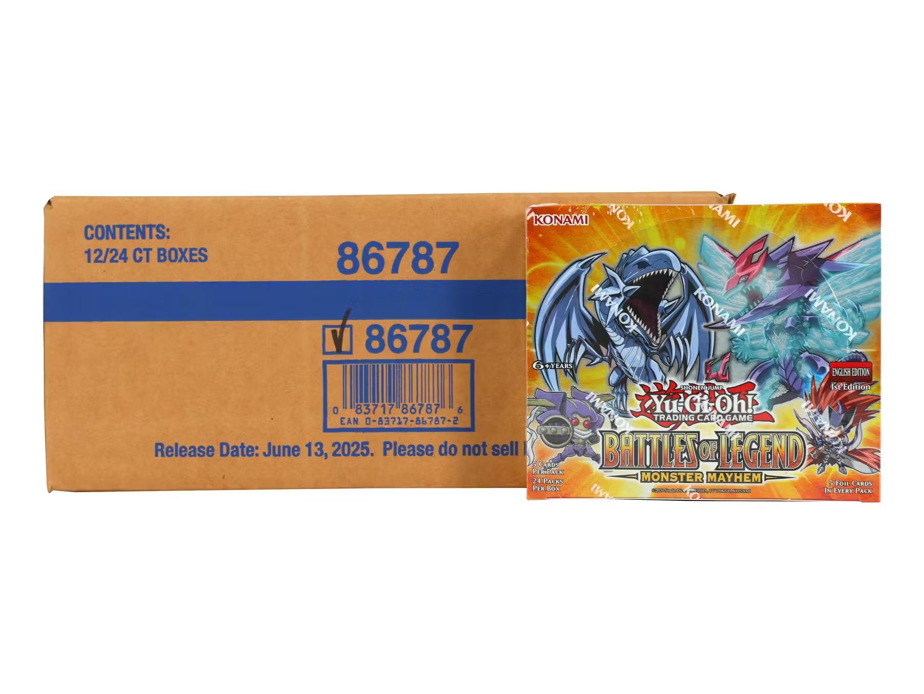 880433_001_061025_jpg Yu-Gi-Oh Battles of Legend: Monster Mayhem Booster 12-Box Case - Image 1