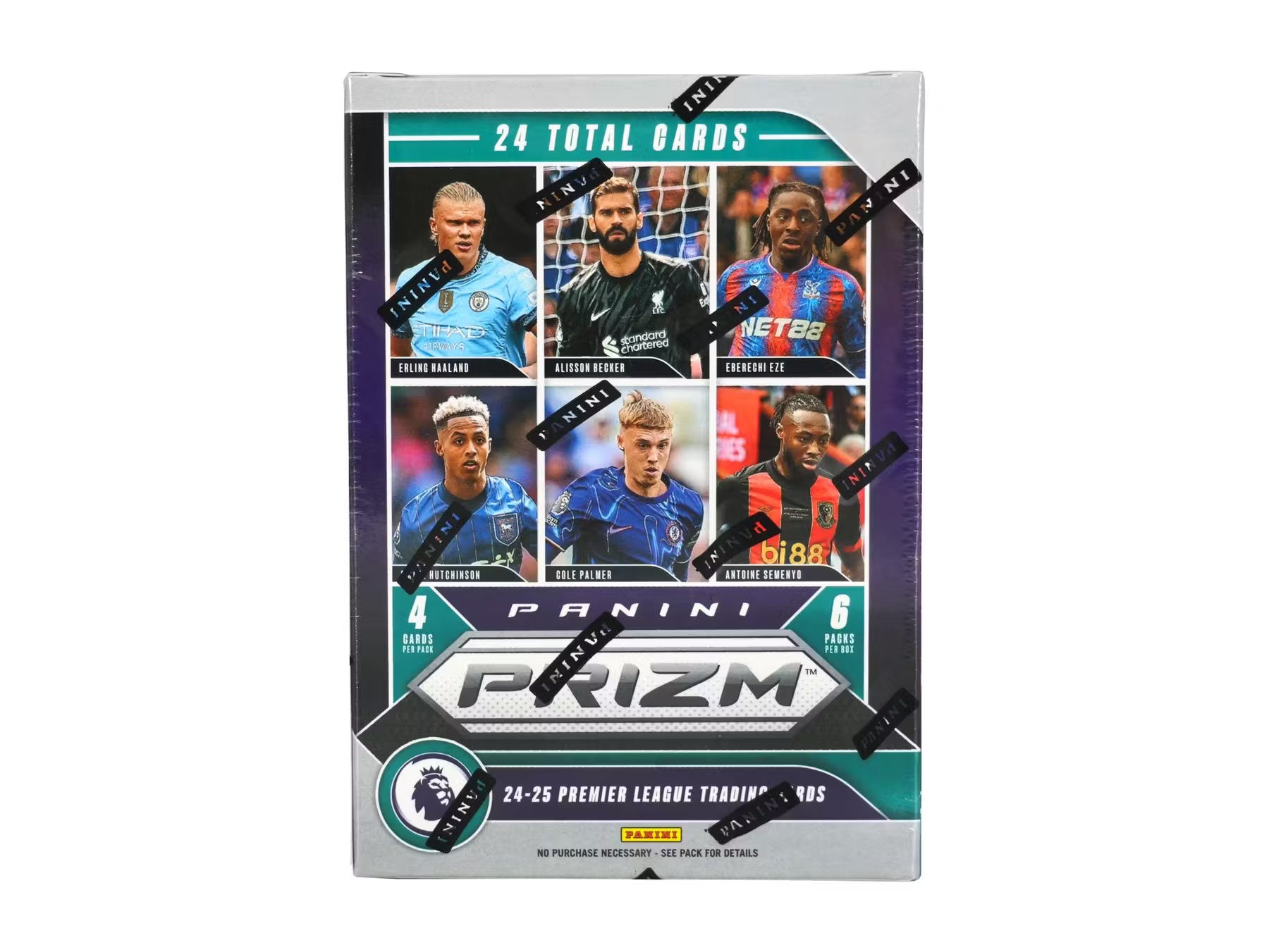 889719_004_051625_jpg 2024-25 Panini Prizm Premier League EPL Soccer 6-Pack Blaster Box (Pink Mosaic Prizms!) - Image 1