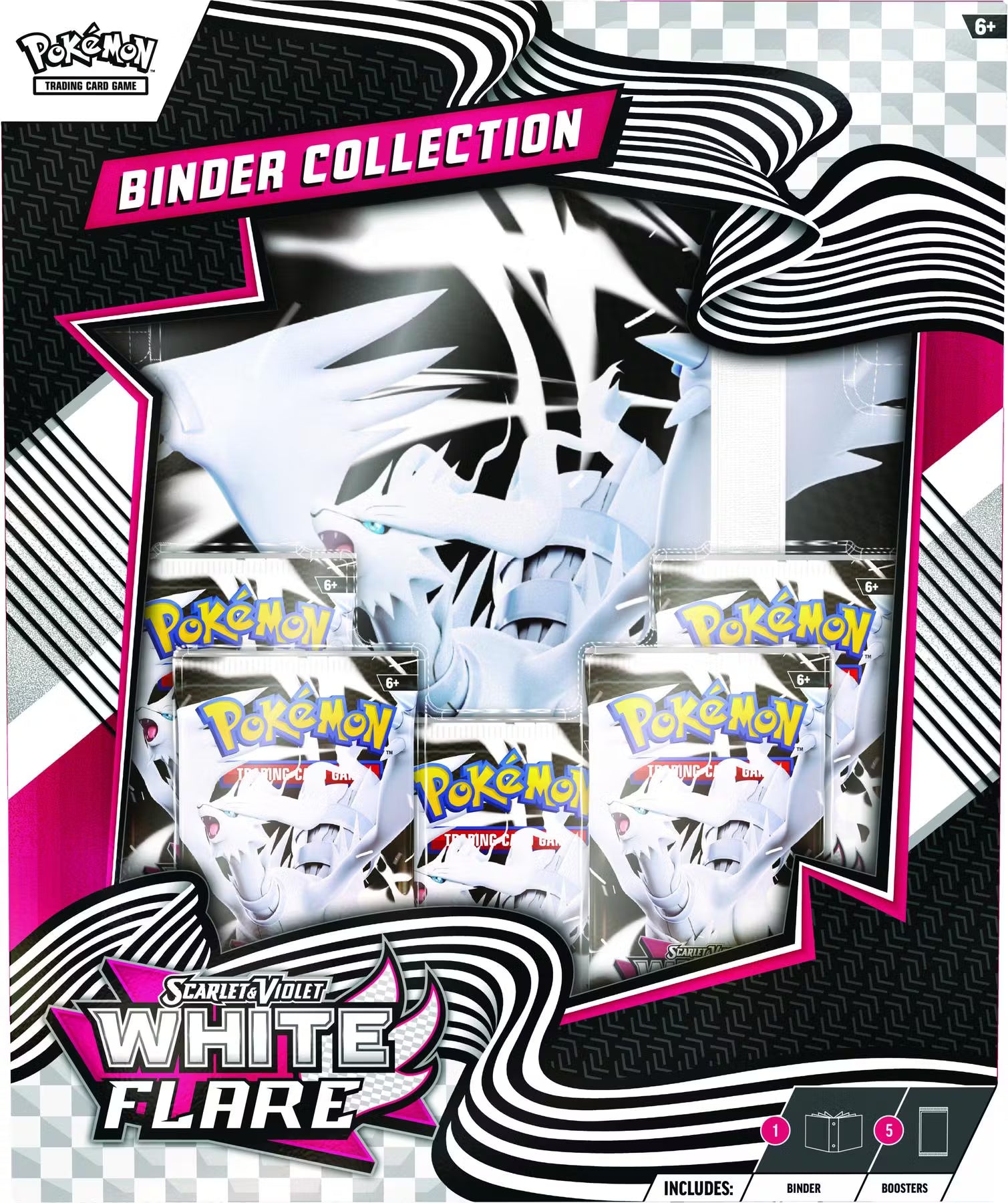 893493_1_jpg Pokemon Scarlet & Violet: White Flare Binder Collection Box - Image 1