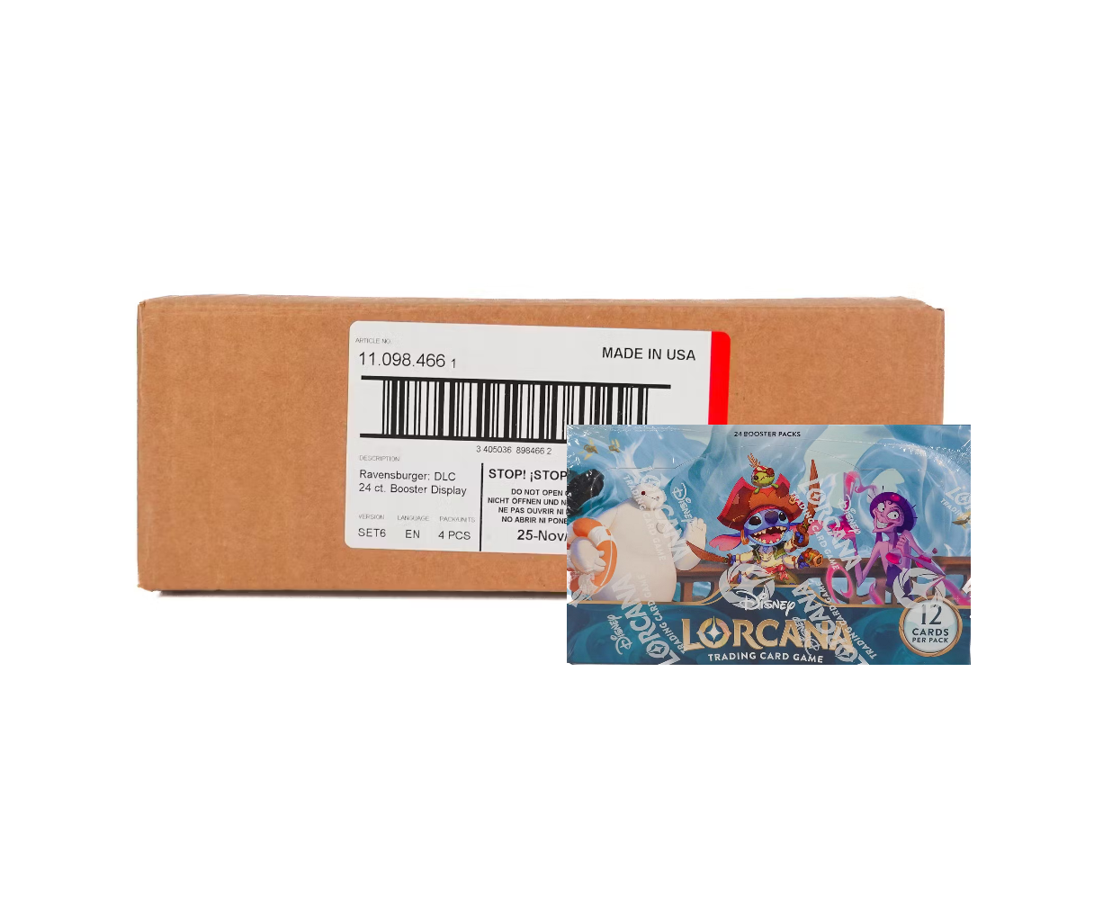 Lorcana_Azurite_Sea_Booster_4-Box_Case2 Disney Lorcana Azurite Sea Booster 4-Box Case - Image 1